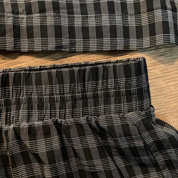 Babaton Black and White Plaid Two Piece Set - Picture 4 of 5